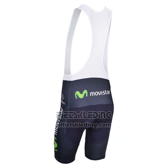 2013 Fietskleding Movistar Lider Wit en Rood Korte Mouwen en Koersbroek